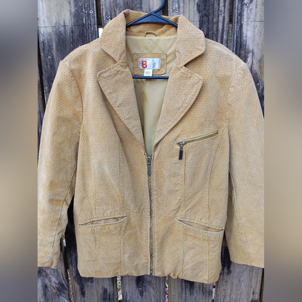 BERNARDO Suede WOMENS Jacket L